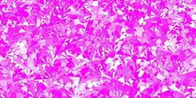 Light Pink texture with random triangles. vector