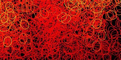 Dark orange backdrop with chaotic shapes. vector