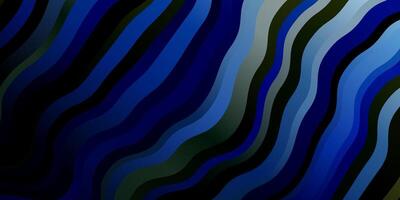 Dark Blue, Green background with curves. vector