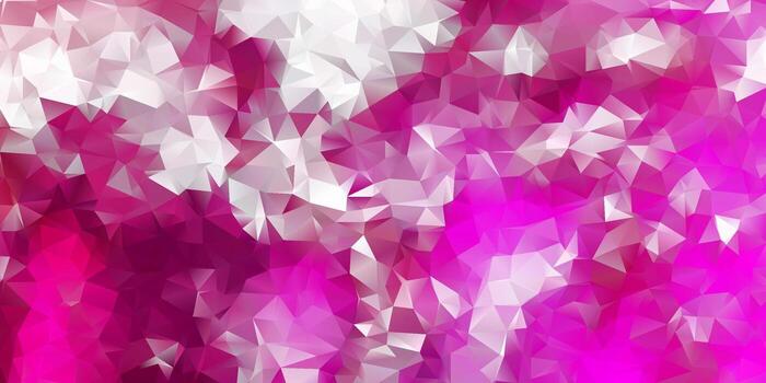 Dark pink gradient polygon texture. vector
