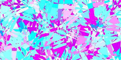 Light Pink, Blue background with polygonal forms. vector