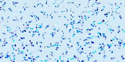 Light blue background with random forms. vector