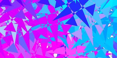 Light Pink, Blue texture with memphis shapes. vector