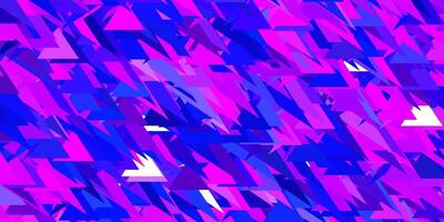 Light pink, blue background with polygonal forms. vector