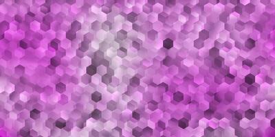 Light pink backdrop with a batch of hexagons. vector