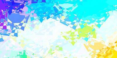 Light Multicolor template with triangle shapes. vector