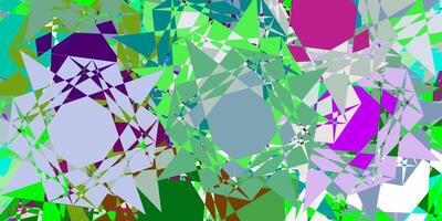 Light multicolor background with polygonal forms. vector