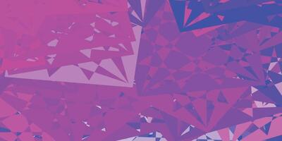 Light Pink, Blue backdrop with triangles, lines. vector