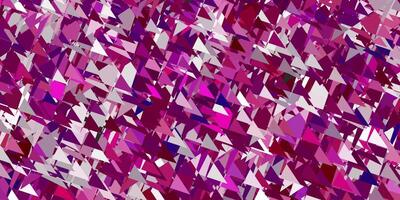 Light pink texture with random triangles. vector