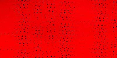 Light red poly triangle template. vector