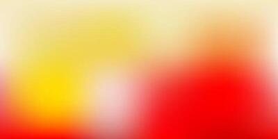 Dark Red, Yellow blurred template. vector