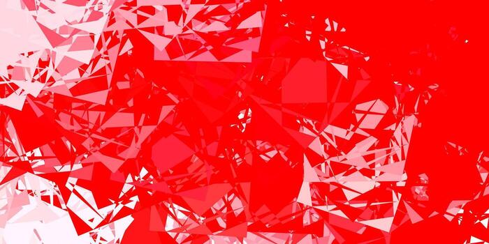 ligero rojo fondo con caótico formas vector