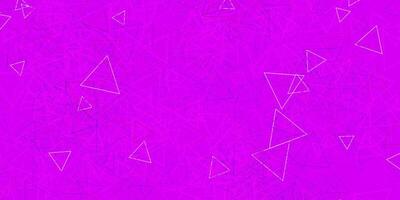 Dark Purple texture with random triangles. vector