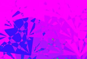 Dark Pink, Blue pattern with polygonal shapes. vector