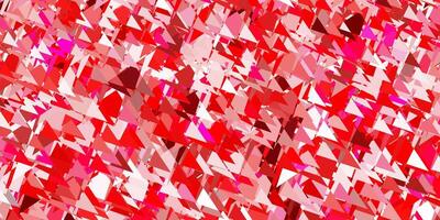 Light pink background with triangles. vector