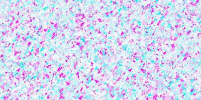 Light pink, blue texture with random triangles. vector