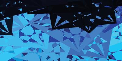 Dark Blue, Green backdrop with triangles, lines. vector