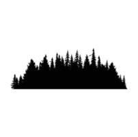 PINE TREE illustration FOREST TREE SILHOUETTE vector