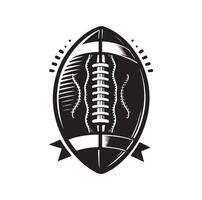 AMERICAN FOOTBALL SILHOUETTE STYLE vector