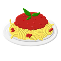 köstlich Spaghetti Pasta png