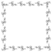 floral frame design template vector