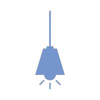Hanging Lamp Icon Template illustration design vector