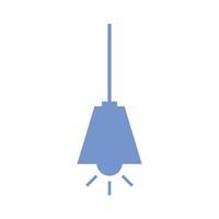 Hanging Lamp Icon Template illustration design vector