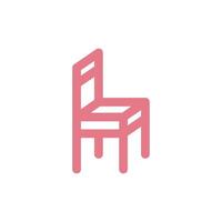 Chair Icon Template illustration design vector