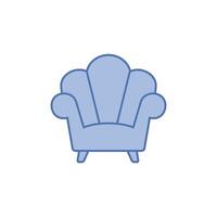 Sofa Couch Icon Template Illustration Design vector