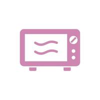 Microwave Icon Template Illustration Design vector
