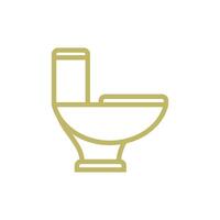 Toilet Icon Template Illustration Design vector