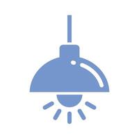 Hanging Lamp Icon Template illustration design vector