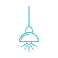 Hanging Lamp Icon Template illustration design vector