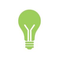 Bulb Lamp Icon Template Illustration Design vector