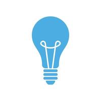 Bulb Lamp Icon Template Illustration Design vector