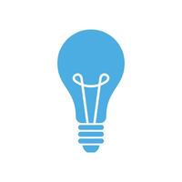 Bulb Lamp Icon Template Illustration Design vector