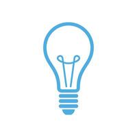 Bulb Lamp Icon Template Illustration Design vector