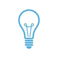 Bulb Lamp Icon Template Illustration Design vector