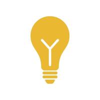 Bulb Lamp Icon Template Illustration Design vector