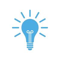 Bulb Lamp Icon Template Illustration Design vector