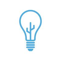 Bulb Lamp Icon Template Illustration Design vector