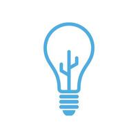 Bulb Lamp Icon Template Illustration Design vector