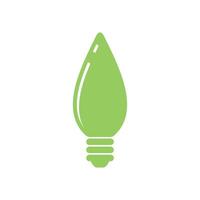 Decorating Bulb Lamp Icon Template Illustration Design vector