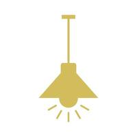 Hanging Lamp Icon Template illustration design vector