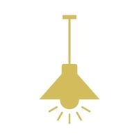 Hanging Lamp Icon Template illustration design vector