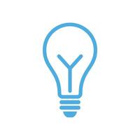 Bulb Lamp Icon Template Illustration Design vector