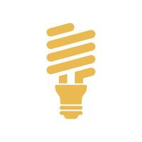 Economical Light Bulb Icon Template vector