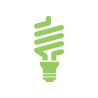 Economical Light Bulb Icon Template vector
