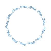 floral frame design template vector