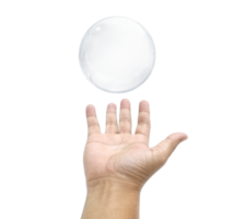 Some people try to catch the bubbles with their hands trying to catch the floating bubbles., transparent background png